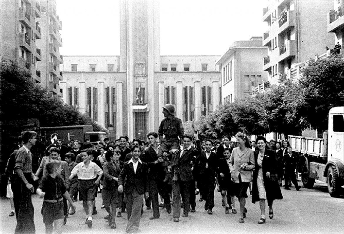 Libération de Villeurbanne 1944 credit Le progres-PHOTOPQR